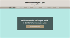 Desktop Screenshot of fewo-lyhs.de